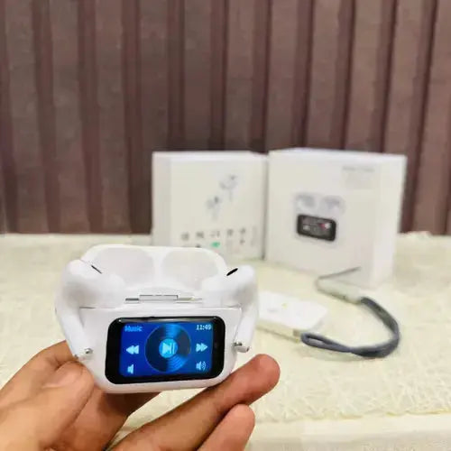 A9 Pro Airpods With Display + Silicon Case tkmart