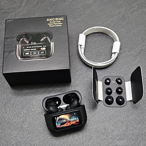Earbuds Pro2 With Screen Display ANC / ENC In Black