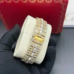 CARTIER PREMIUM ARABIC DIAL STONES WATCH QUARTZ TkMart