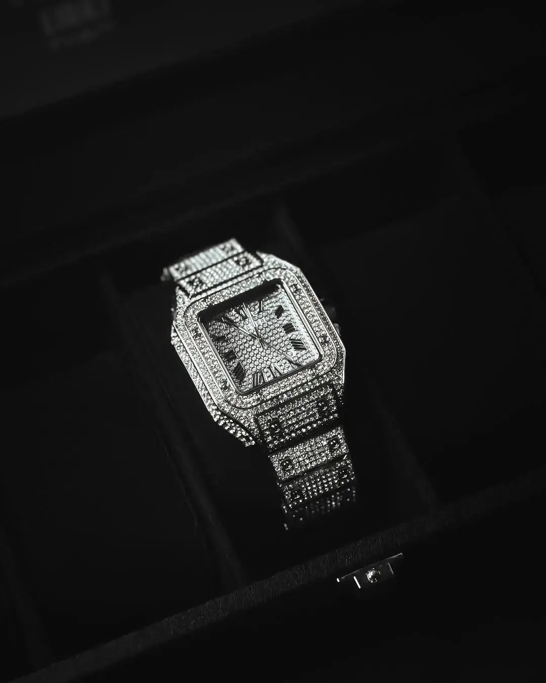 Original cartier Iced out watch (186 grams) TkMart