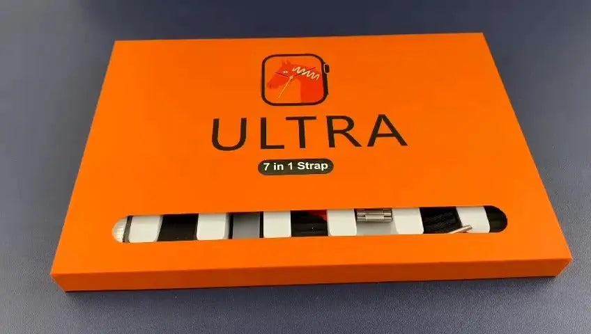 7 in 1 Smart Watch - 7 Straps with ultra watch Tk Mart