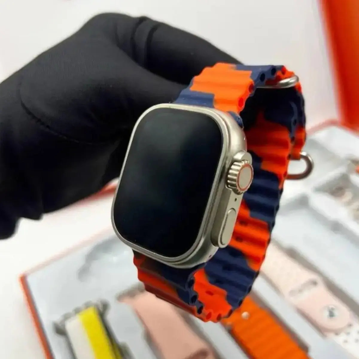 7 in 1 Smart Watch - 7 Straps with ultra watch Tk Mart