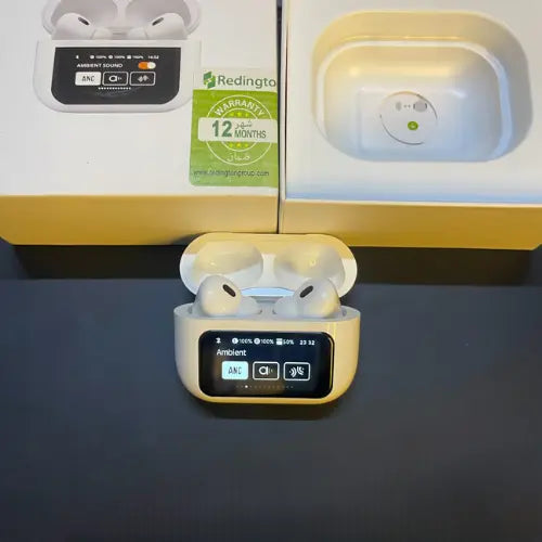 A9 Pro Airpods With Display + Silicon Case tkmart