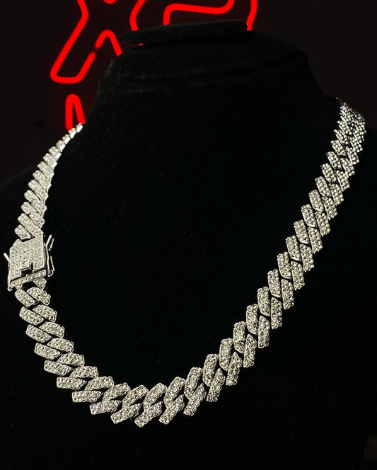 Silver Iced out braclet