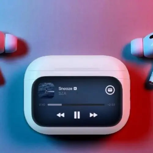 A9 Pro Airpods With Display + Silicon Case tkmart