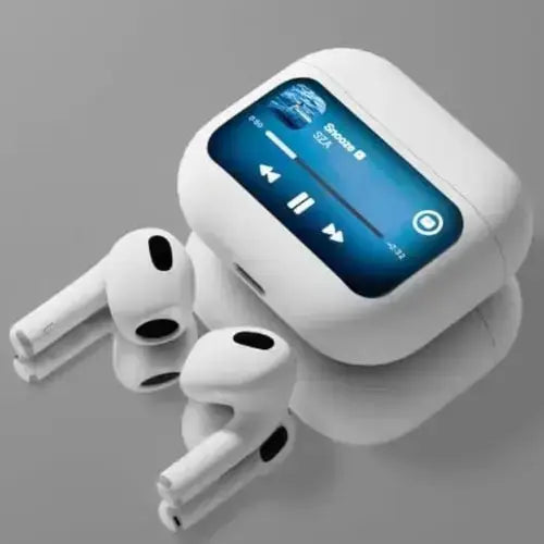 A9 Pro Airpods With Display + Silicon Case tkmart