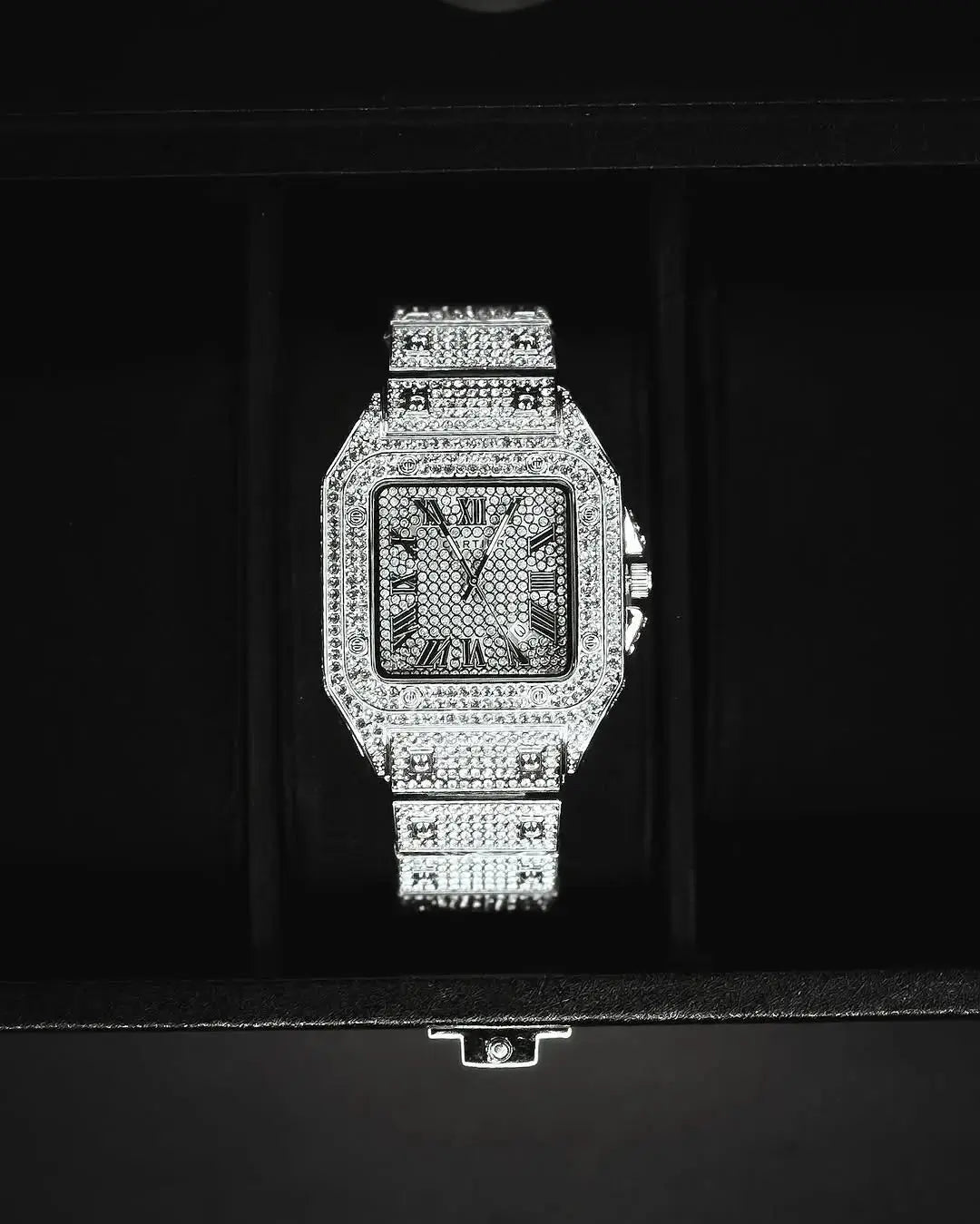 Original cartier Iced out watch (186 grams) TkMart