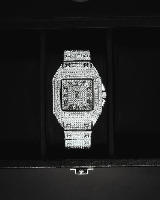 Original cartier Iced out watch (186 grams) TkMart