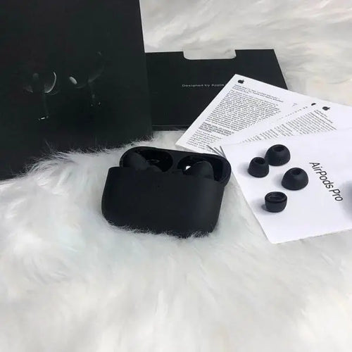 Latest AirPods Pro 2nd Generation Titanium Black Buzzer Edition, Wireless Earbuds, Bluetooth 5.0, Premium Quality and Sound CH MART